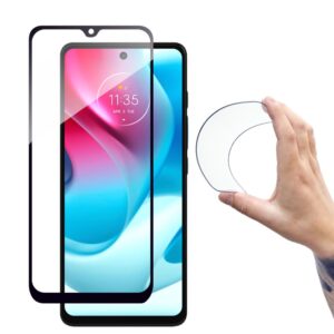 Apsauginiai stiklai Hurtel  Full Cover Flexi Nano Glass Film Tempered Glass with Moto G60s Frame 