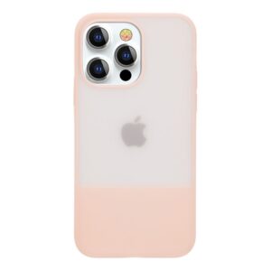 Nugarėlės dėklai Kingxbar  Kingxbar Plain Series case cover for iPhone 13 silicone cover pink 