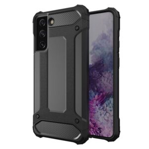 Nugarėlės dėklai Hurtel  Hybrid Armor Case Tough Rugged Cover for Samsung Galaxy S22+ (S22 Plus) black 