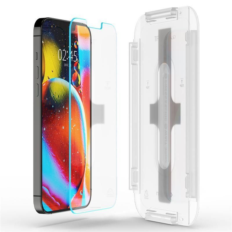Aizsargstikls Spigen Spigen Glas.tR EZ Fit Privacy Tempered Glass for iPhone 13 Pro Max - 2 pcs.