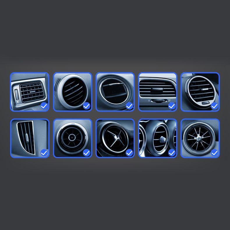 Auto holder Hurtel Gravity smartphone car holder, black air vent grille (YC08)