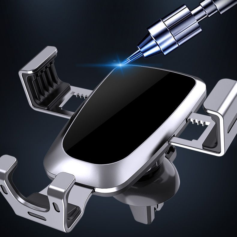 Auto holder Hurtel Gravity smartphone car holder, black air vent grille (YC08)