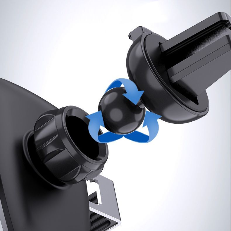 Auto holder Hurtel Gravity smartphone car holder, black air vent grille (YC08)