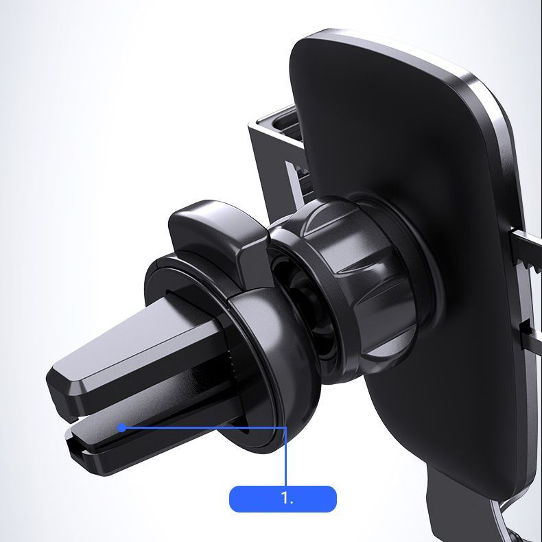 Auto holder Hurtel Gravity smartphone car holder, black air vent grille (YC08)