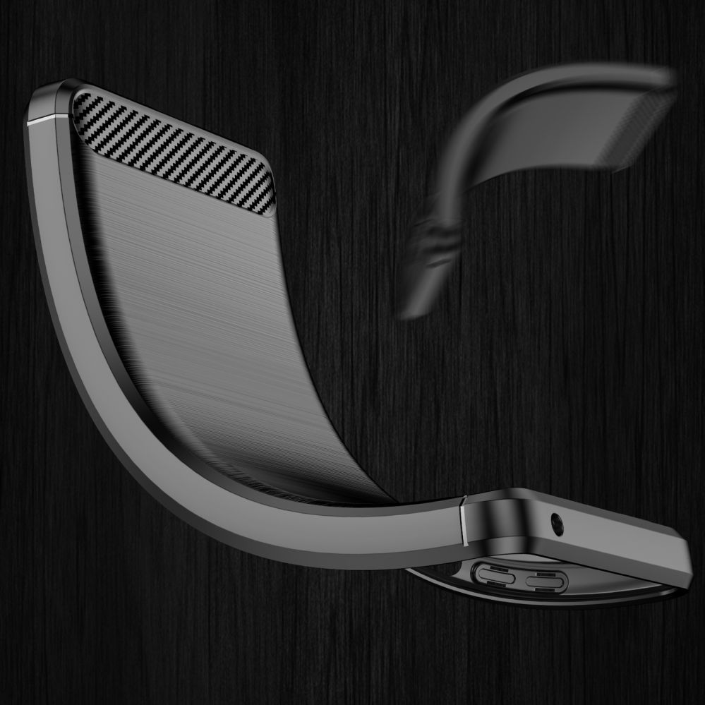 Tagakaaned Hurtel - Carbon Case Flexible Cover Sleeve for Samsung Galaxy A53 5G black