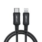 Kabelis Acefast  Acefast C4-01 Lightning - USB-C PD cable 30W 3A 480Mb/s 1.8m - black 