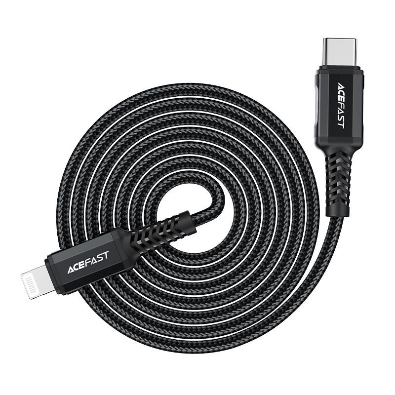 Cable Acefast Acefast C4-01 Lightning - USB-C PD cable 30W 3A 480Mb/s 1.8m - black