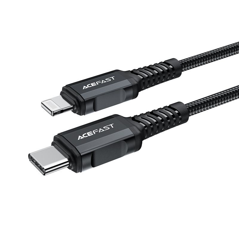 Cable Acefast Acefast C4-01 Lightning - USB-C PD cable 30W 3A 480Mb/s 1.8m - black