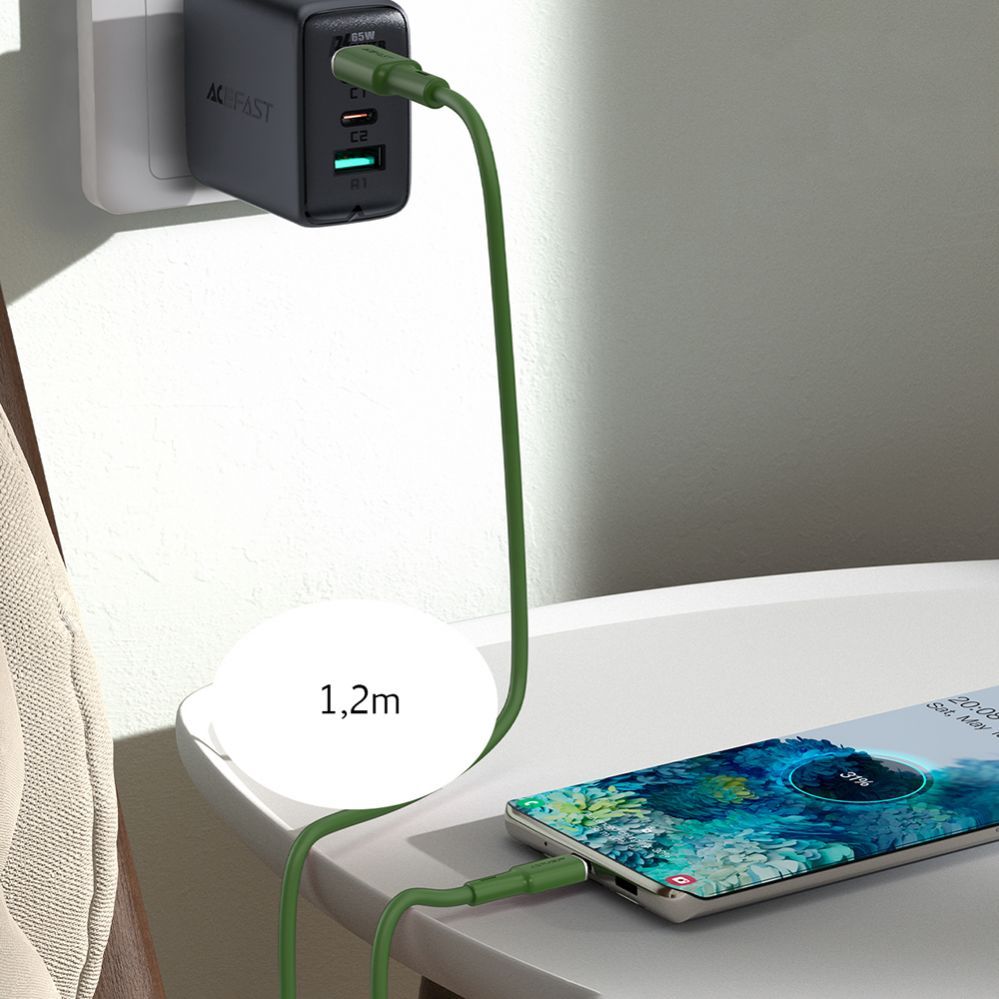 Kaabel Acefast 1.2 m \ Green
