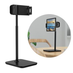 Automatinis laikiklis Acefast  Acefast telescopic phone and tablet holder (135-230mm wide) for the desk 360 ° black (E4 black) 