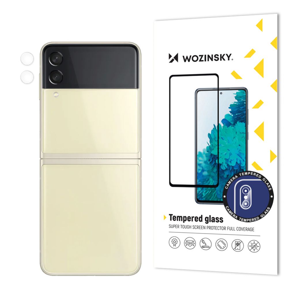 Aizsargstikls Wozinsky Wozinsky Camera Glass 9H Tempered Glass for All Camera Samsung Galaxy Z Flip 3 Camera