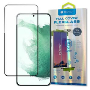 Kaitseklaasid Bestsuit - Bestsuit 3D Edge Nano Flexi Glass Glass Film Full Screen Tempered Glass With Frame For Samsung Galaxy S22 + (S22 Plus) Transparent 