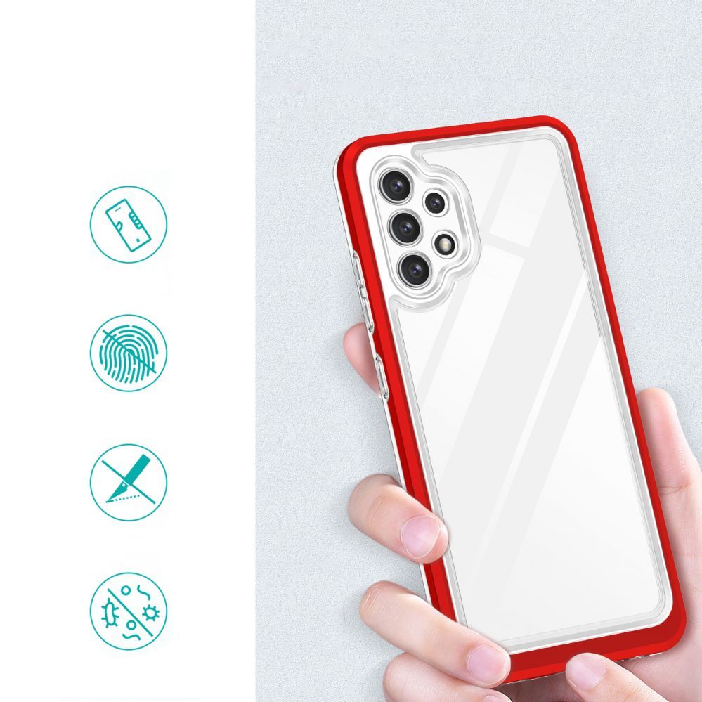 Tagakaaned Hurtel Transparent || Red