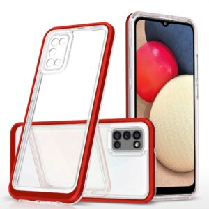 Nugarėlės dėklai Hurtel  Transparent || Red 