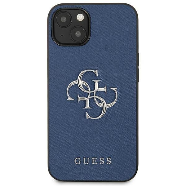Tagakaaned Guess Guess GUHCP13SSA4GSBL iPhone 13 mini 5.4" blue/blue hardcase Saffiano 4G Metal Logo