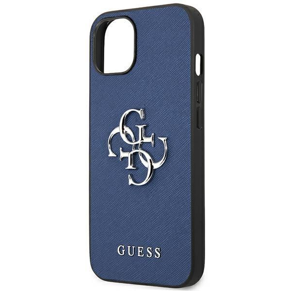 Tagakaaned Guess Guess GUHCP13SSA4GSBL iPhone 13 mini 5.4" blue/blue hardcase Saffiano 4G Metal Logo