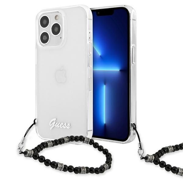 Tagakaaned Guess Guess GUHCP13XKPSBK iPhone 13 Pro Max 6.7" Transparent hardcase Black Pearl