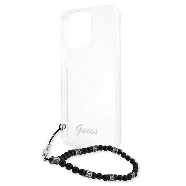Tagakaaned Guess Guess GUHCP13XKPSBK iPhone 13 Pro Max 6.7" Transparent hardcase Black Pearl