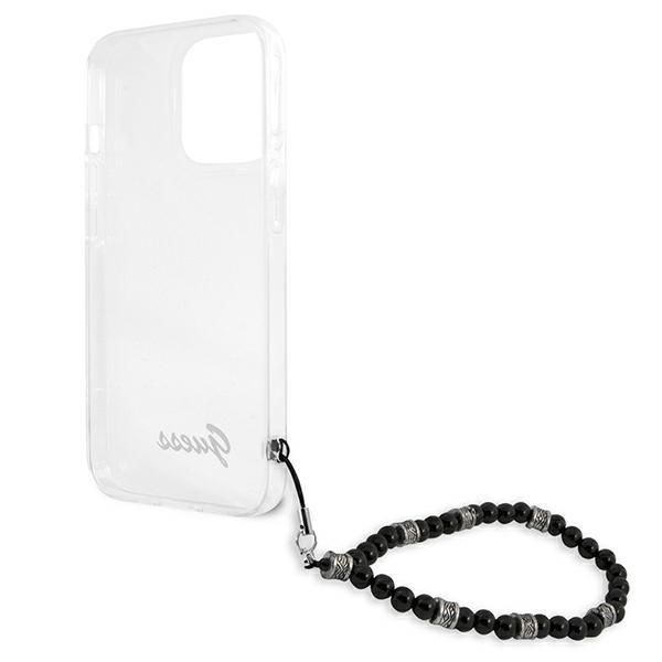 Tagakaaned Guess Guess GUHCP13XKPSBK iPhone 13 Pro Max 6.7" Transparent hardcase Black Pearl