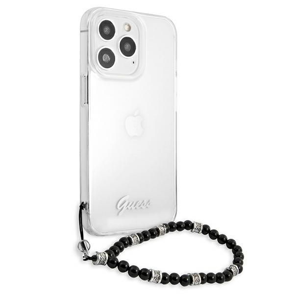 Tagakaaned Guess Guess GUHCP13XKPSBK iPhone 13 Pro Max 6.7" Transparent hardcase Black Pearl