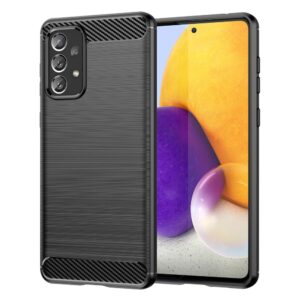 Nugarėlės dėklai Hurtel  Carbon Case Flexible TPU cover for Samsung Galaxy A73 black 
