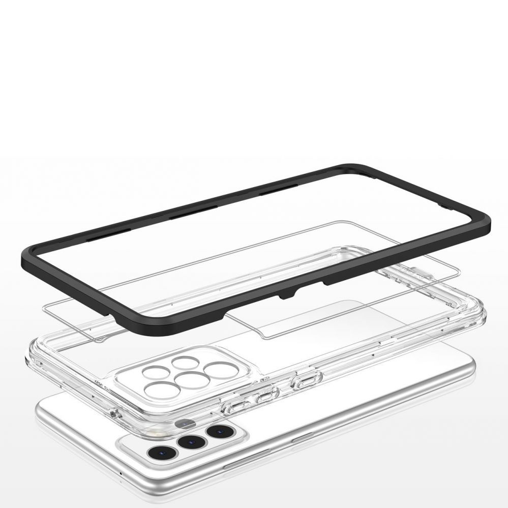 Back panel cover Hurtel Black || Transparent