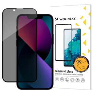 Aizsargstikls Wozinsky - Wozinsky Privacy Glass tempered glass for iPhone 16e / 14 / 13 / 13 Pro with Anti Spy privacy filter 