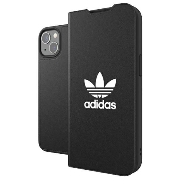 Back panel cover Adidas Adidas OR Booklet Case BASIC for iPhone 13 - Black and White