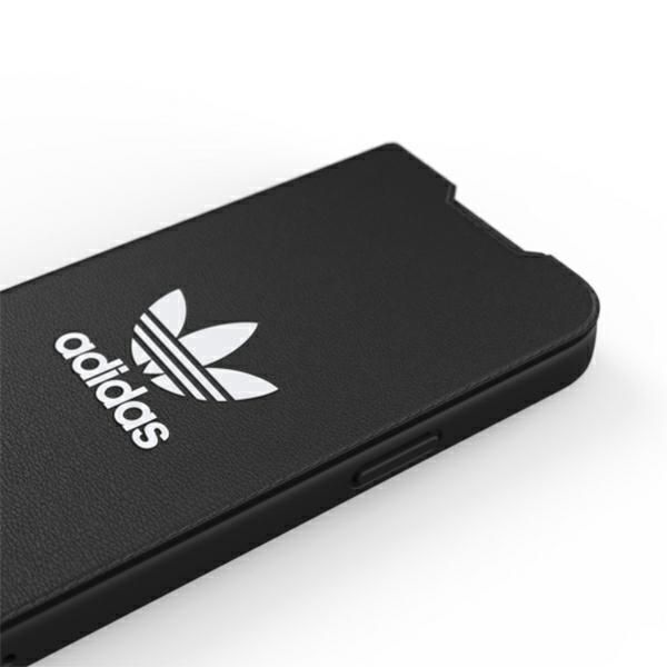 Back panel cover Adidas Adidas OR Booklet Case BASIC for iPhone 13 - Black and White