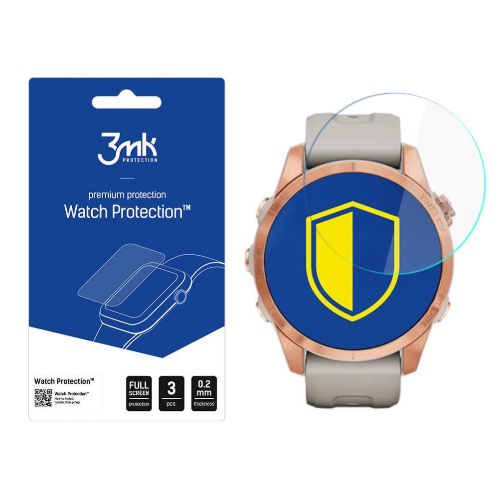 Aizsargstikls 3MK Garmin Fenix 7s - 3mk Watch Protection v. FlexibleGlass Lite