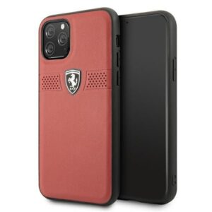Aizmugurējais vāciņš Ferrari  Ferrari FEOBAHCN58RE iPhone 11 Pro 5.8" red/red hardcase Off Track Leather