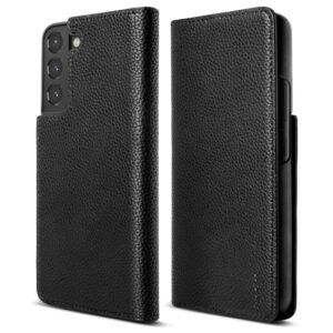 Aizmugurējais vāciņš Ringke  Ringke Folio Signature Flip Leather Case for Samsung Galaxy S22 + (S22 Plus) Black (FSS118R262) 