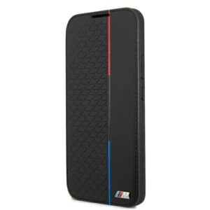 Aizmugurējais vāciņš BMW  BMW M Collection Triangles Case for Samsung Galaxy S22+ - Black 