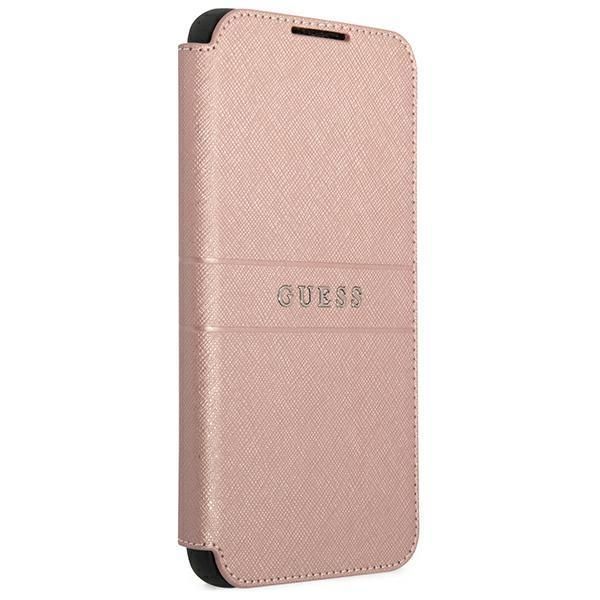 Tagakaaned Guess Guess GUBKS22MPSASBPI S22+ S906 pink/pink book Saffiano Stripes