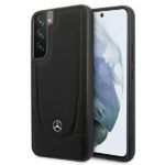 Aizmugurējais vāciņš Mercedes-Benz  Mercedes Leather Urban Line Case for Samsung Galaxy S22+ - Black 