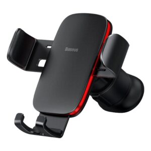 Auto turētājs Baseus  Baseus Metal Age II gravitational car phone holder for ventilation grille black (SUJS000001)