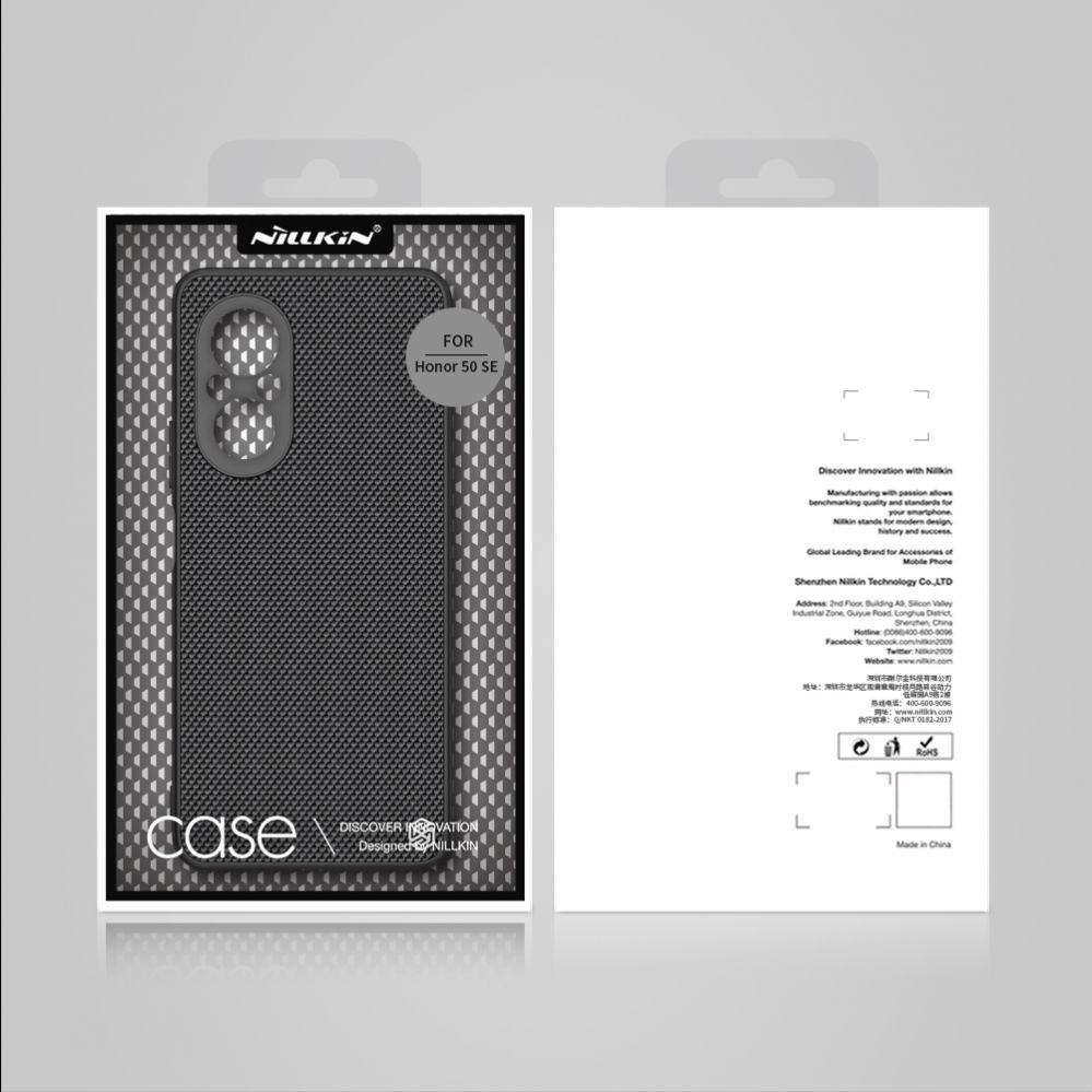 Tagakaaned Nillkin Nillkin Textured Case durable reinforced case with gel frame and nylon back for Honor 50 SE black