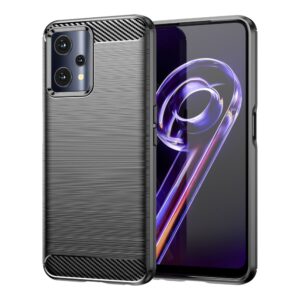 Nugarėlės dėklai Hurtel  Carbon Case Flexible Cover Realme 9 Pro black 