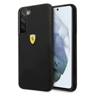 Aizmugurējais vāciņš Ferrari  Ferrari FESSIHCS22MBK S22+ S906 black/black hardcase On Track Silicone