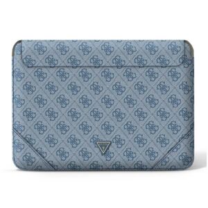Aizmugurējais vāciņš Guess  Guess 4G Uptown Triangle Logo case for a 16" laptop - blue