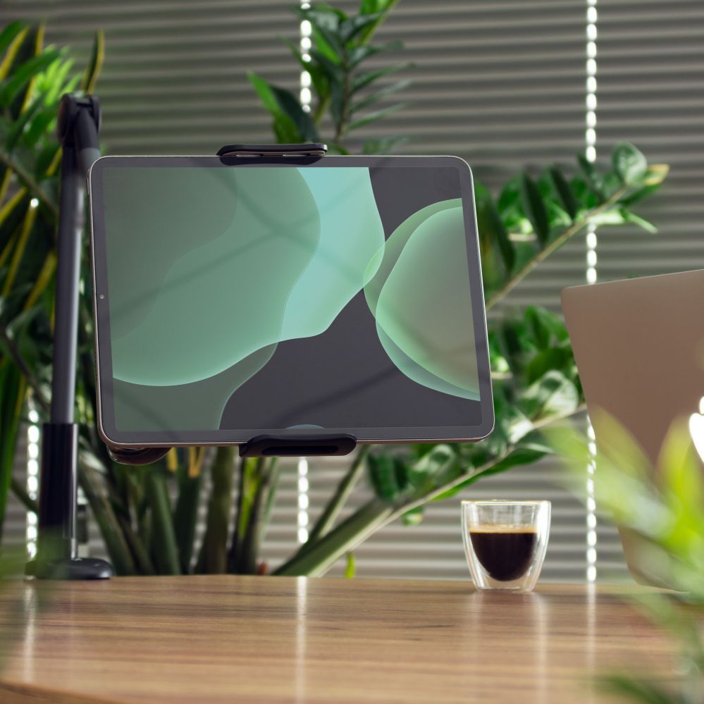 Auto holder Wozinsky Wozinsky Long Flexible Phone and Tablet Holder Black (WTHBK5)