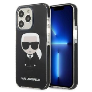 Aizmugurējais vāciņš Karl Lagerfeld  Karl Lagerfeld Iconik Karl Case for iPhone 13 Pro / iPhone 13 - Black 