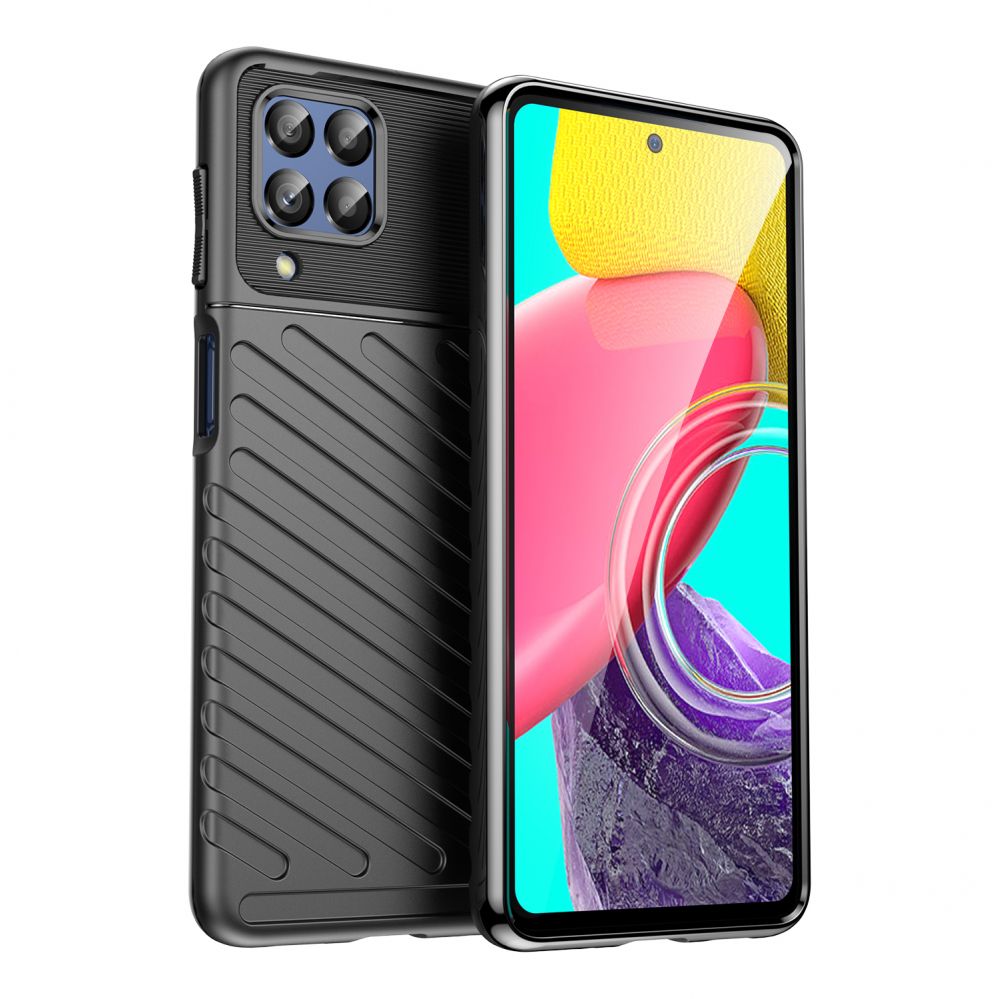 Tagakaaned Hurtel Thunder Case flexible armored cover for Samsung Galaxy M53 5G black