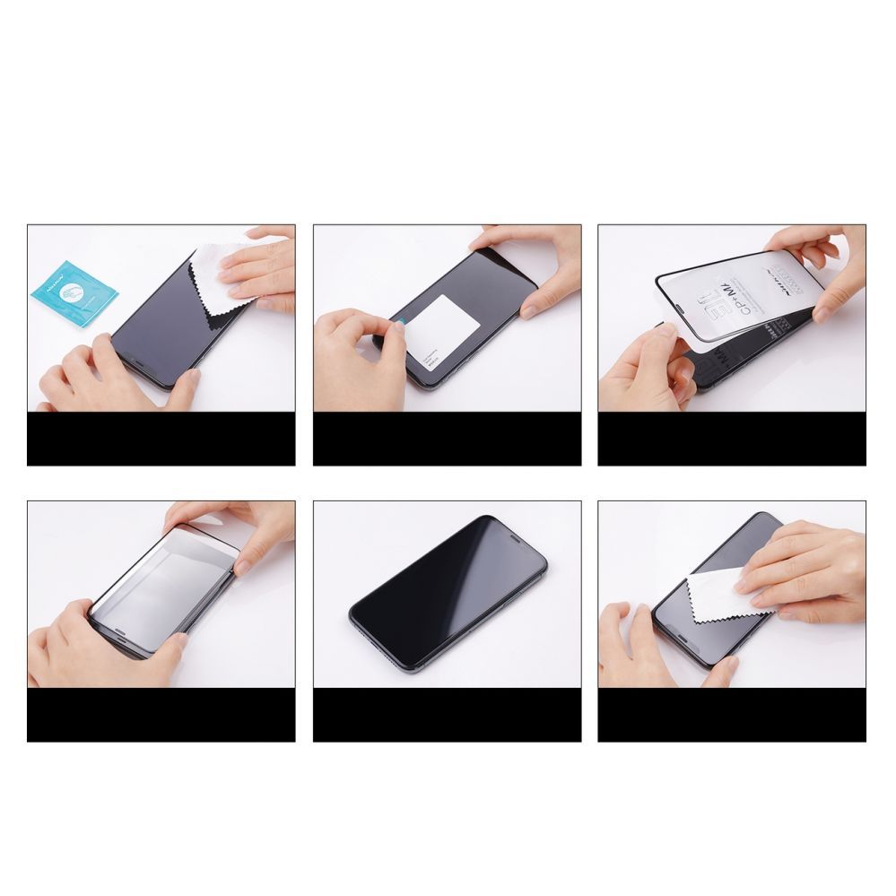 Protective glass Nillkin Nillkin CP+PRO ultra-thin tempered glass for the entire screen with a 0.2 mm frame 9H OnePlus Ace black