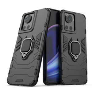 Nugarėlės dėklai Hurtel  Ring Armor armored hybrid case cover + magnetic holder for OnePlus Ace black 