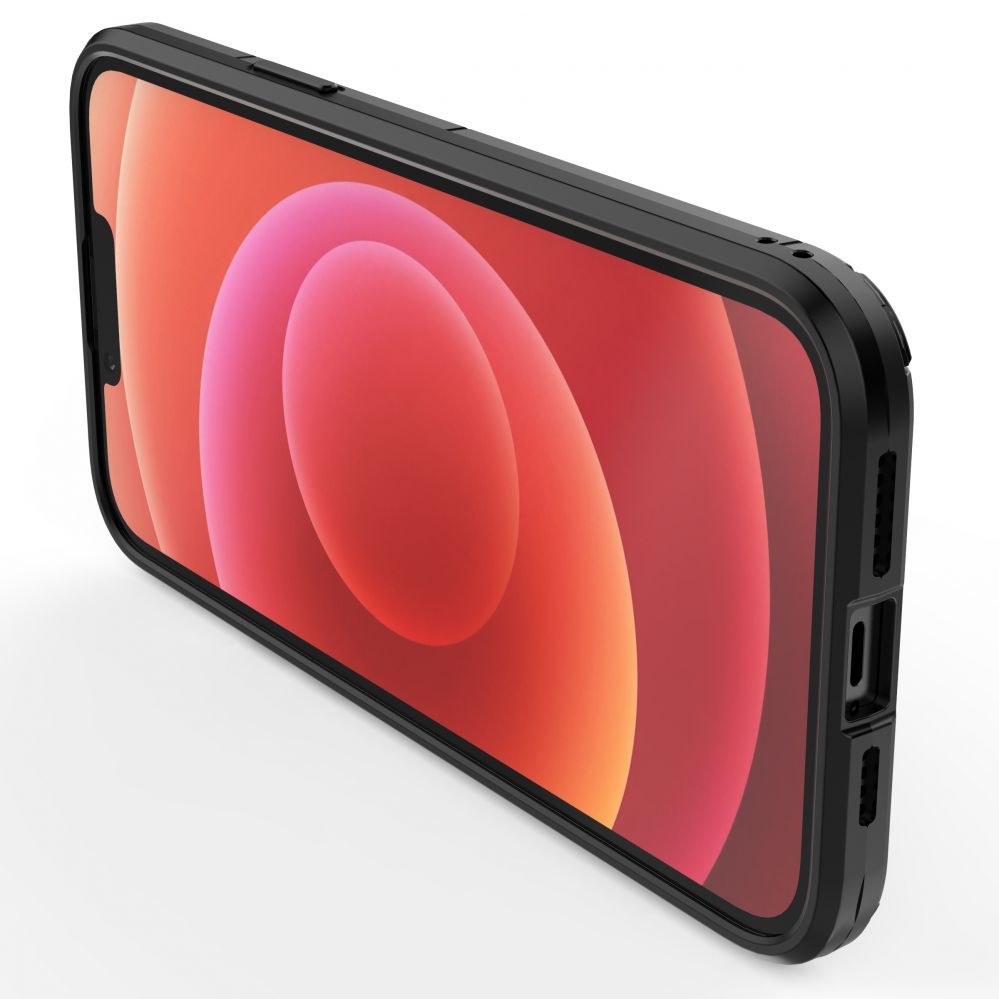 Tagakaaned Hurtel Ring Armor case for iPhone 14 Pro armored cover magnetic holder ring black