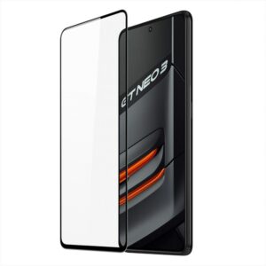 Aizmugurējais vāciņš Dux Ducis  Dux Ducis 9D Tempered Glass Screen Protector for Realme GT Neo 3 9H with Black Frame 