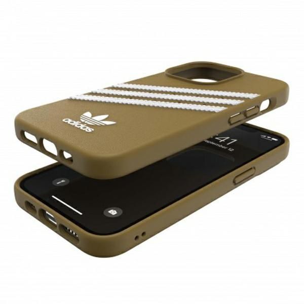 Tagakaaned Adidas Adidas OR Moulded PU iPhone 13 Pro Max 6,7" beżowo-złoty/beige-gold 47807