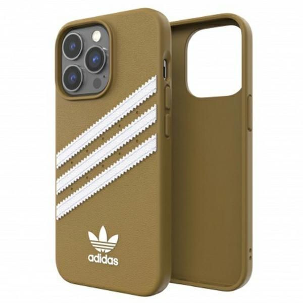 Tagakaaned Adidas Adidas OR Moulded PU iPhone 13 Pro Max 6,7" beżowo-złoty/beige-gold 47807