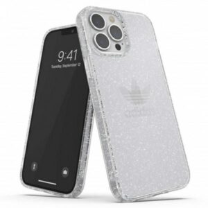 Aizmugurējais vāciņš Adidas  Adidas OR Protective Clear Case Glitter for iPhone 13 Pro Max - Transparent Silver 